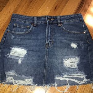 PacSun Jean Skirt